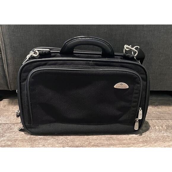 Samsonite Compact Black Luggage Carrying Bag 19 Inches By 12 Inches - Picture 1 of 13